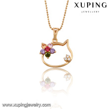 32687 Xuping jewelry wholesale china Colgante de oro con circonita para regalos